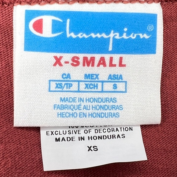 champion womens cropped t shirt, in a size x-small. - Picture 2 of 2
